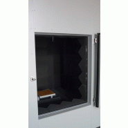 Cabine isolation phonique et acoustique - 200x200x200cm - Cometac - Isolement Dn > 40 dB et réverbération < 0.2s_1