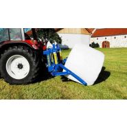 Fourche double DTR Goweil pour 2 balles rondes enrubannées - 2 440 mm de large_1