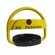 Stop parking électrique - Barrière de parking motorisée rabattable avec batterie rechargeable et alarme sonore_1