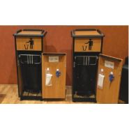 Support sacs poubelle pour îlots de tri et armoire à déchets ou système Longopac® FLEX (sacs chaussettes)_1