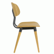 Chaise de restaurant bois et métal Hambourg -_1