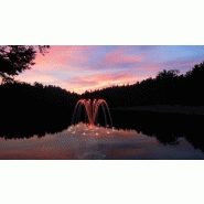 Fontaine flottante Volga - oxygénation et animation pour plans d'eau - puissances 560W et 1000W_1