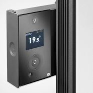 Radiateur connecté Divali vertical 1500W gris étoilé - Atlantic - 507629_1