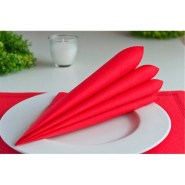 Serviette airlaid rouge 40x40cm par 700_1