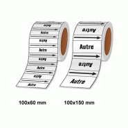 Étiquettes adhésives de marqueur de tuyauterie autre blanc_1