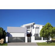 Oxygen - clôture en aluminium avec motif ajouré à vague - thermolaquage Qualicoat - garantie 10 ans_1