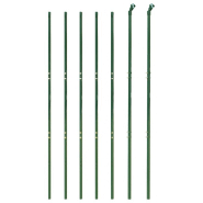 Vidaxl clôture en treillis métallique vert 2x10 m acier galvanisé 154054_1