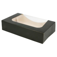 Boîte carton Black Edition à fenêtre 17,5x12x4,5cm - par 400_1