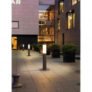 Borne extérieure Maxima Plus - IP55 - IK08 - aluminium anthracite - hauteur 1000 mm - lumière rotosymétrique_1