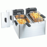 Friteuse électrique à poser MINI III - 2 cuves - 2 x 4 L | Bartscher_1