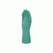 Gant de protection chimique nitrile floqué coton - 33 cm - Réf. VE801 - Épaisseur 0,40 mm_1