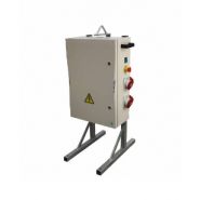 Mcpatcx510 - Armoire électrique de chantier - H2MC - Porte opaque à deux serrures triangle - 40A polyester RAL7035 - Normes EN61439_1