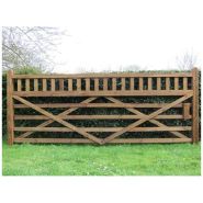 190 36001 00004 - Barrière agricole type haras - 3,60m x 1,50m - Pin sylvestre traité autoclave_1