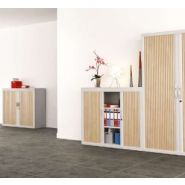 Armoire de rangement à rideaux métalliques - monobloc métallique avec rideaux PVC M1, 7 hauteurs et 4 largeurs disponibles_1