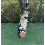 Fraise à chaîne EK - Pour roches jusqu'à 140 MPa et tranchées précises de 370 mm de largeur_1