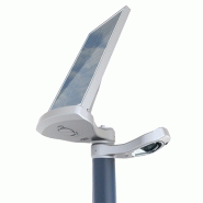 Lampadaire urbain solaire Soluo - LED - 10W - 1166 lm - acier galvanisé thermolaqué - hauteur 3,5 m - design moderne_1