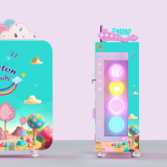 Machine à barbe à papa automatique 2800W M3 - Temps de fabrication 80 à 130 s/p - FESTI MARKET - Ref FM-M3-CSC_1