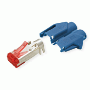 Connecteur HiRose TM21 blindé, manchon bleu, 50 pièces_1