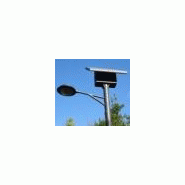 Lampadaire urbain solaire FU518 - LED 36W - acier galvanisé - 6,2 m - panneau solaire 120Wc - batterie 150Ah_1