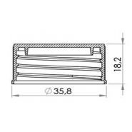 03-935-1001 - Bouchon à vis Carmo - PEHD avec anneau de localisation interne - Cond. standard 1 x 2.000 mm_1