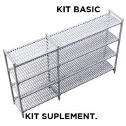 Etagère supplémentaire Windshelving 61x91x180cm acier_1