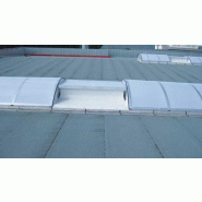 Lanterneau ponctuel ecobac 160 pn pour voute / sur embase en polyester / 190 x 160 cm_1