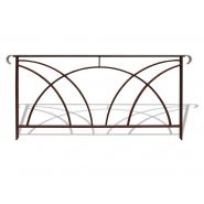 Bar3412c barrières urbaines - Urban'nt - en acier avec montants en fer plat, main courante moulurée et inox_1