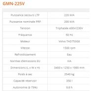 GMN-225V - Groupe électrogène industriel 220 kVA - Generac - Série GMN Euro - Moteur conforme normes IIIA_1