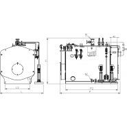 Générateur de vapeur GSX 12 bar - Ici Caldaie - Pression de service 8 à 11,5 bar - Performances élevées et émissions réduites_1
