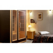 Sauna infrarouge Harvia - 120x105x191 cm - Haut de gamme - 1820 W - Émetteurs IR pour dos et mollets_1