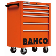 Servante classique C75 - Orange - 6 tiroirs - 986 x 501 x 763 mm - Système Lock&Go - Modèle 1475K6_1