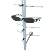 Support lunettes colonne murale 12 montures H108 cm_1