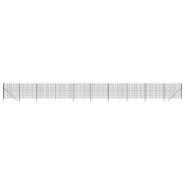 Vidaxl clôture en treillis métallique vert 1,4x25 m acier galvanisé 154059_1