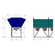Cel 20 linéaire - Trémie de stockage Ammann - 40 à 120 m3 avec 2 à 6 compartiments_1
