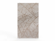 Cloison amovible en aluminium et toile tendue - végétal - sur mesure - Tisalia_1