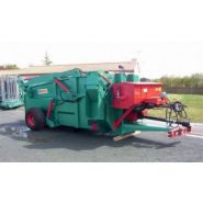 Dpspdh3 - désileuse pailleuse semi-portée 3 m³ - Sirot avec goulotte latérale et boîtier bi-vitesse_1