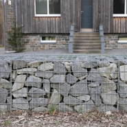 Gabions gris-bleu - roche concassée - bloc paysager - My Gravier_1