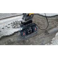 Plaque vibrante de compactage pour pelles de 3,5 à 6 tonnes - PV 30.60 - surface 290x600 mm_1