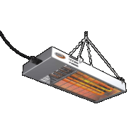 Radiant standard inox pour le chauffage des locaux d'élevage, atelier-ECOREL_1