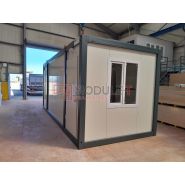 Bungalow bureau de chantier avec WC - Livraison en kit ou prémonté_2