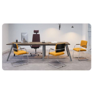 Chaise VISIT - Support en polypro - Pour espaces détente, réunion et accueil_1