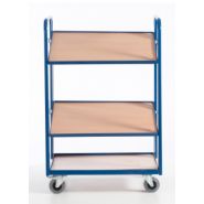 Chariot porte-bacs Norme Europe - Kalidesk - 200 kg - Plateaux inclinables - CC001-0464_1