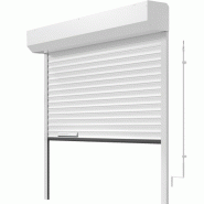 Porte de garage enroulable oporte / motorisée / lames en aluminium / isolation thermique_1