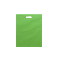 Tote bag en intissé RPET - motif de Noël - anses pré-découpées - 80 g/m² - couleur verte_1