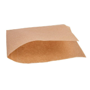 Sachet papier naturel ingraissable avec 2 côtés ouvert 13x14cm par 1000_1