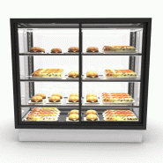 Vitrine chauffante INTEGRA Drop-In - 4 niveaux - 1000 mm - H815 mm | Sayl Barcelona - 815 mm, Accès avant et arrière_1