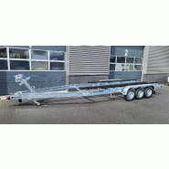 8m40-2m55 a patins 3X1350 kg - 3500 kg - VLEMMIX - Remorque Porte-Bateau_1