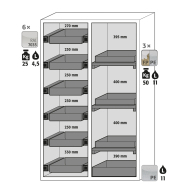 Armoire de sécurité S-CLASSIC-90 modèle S90.196.120.MV.WDAS - Réf 30348-001-33849 - Type 90 - Stockage de substances dangereuses inflammables_1