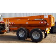 Benne TP Dangreville avec caisse en Hardox et plis de renfort