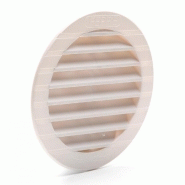 Grille d'aération ABS naturelle - Diamètre 15 cm - Réglable et anti-insectes_1